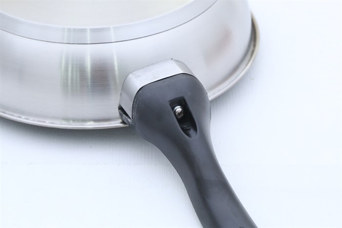 Chảo inox chống dính đáy từ 26 cm Fivestar CKD26-3DI Màu Đen - Xám