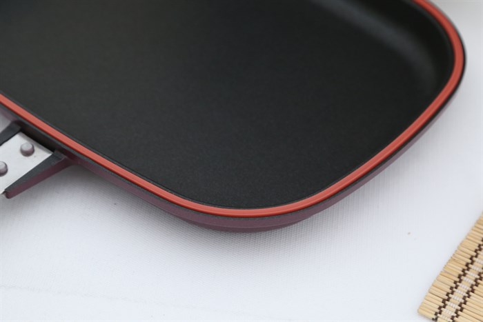 Chảo 2 mặt đa năng Happycook HC-2SCF Màu Hồng