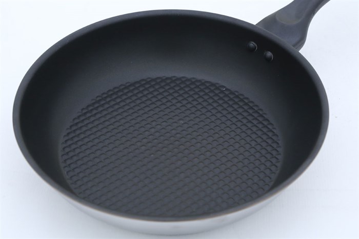 Chảo inox chống dính đáy từ 28 cm Fivestar CKD28-3DI Màu Inox