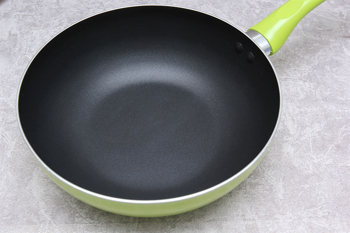 Chảo nhôm chống dính nắp kính 24 cm Kangaroo KG 919 Màu Xanh lá