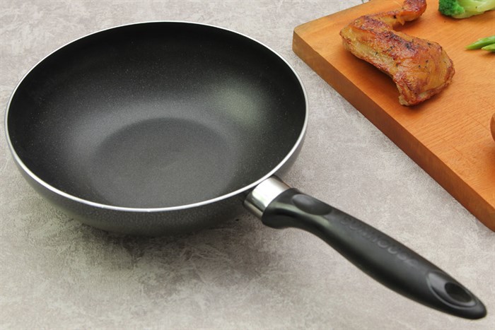 Chảo nhôm sâu chống dính 24 cm Sunhouse SHS24 Màu Đen