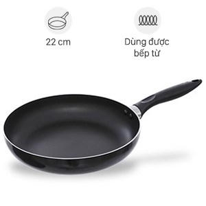 Chảo nhôm chống dính đáy từ 22 cm Sunhouse SHM22