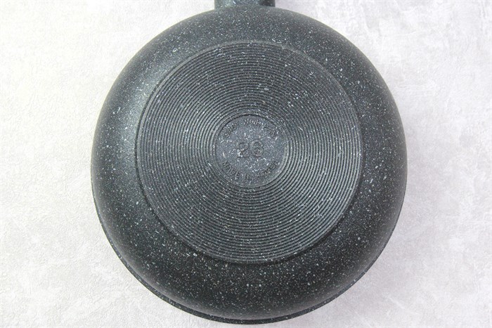 Chảo nhôm sâu chống dính vân đá 26 cm Sunhouse Calistar SBDS-26 Màu Đen