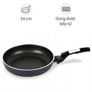Chảo Nhôm Chống Dính Đáy Từ 24 Cm Happycook Deli De - 24Ih