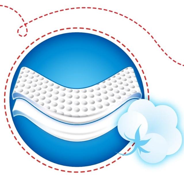 Tã lót Huggies Dry size NB1 100 miếng (Dưới 5 kg) - Bề mặt Tã lót Huggies Dry size NB1 100 miếng (Dưới 5 kg) - Bề mặt