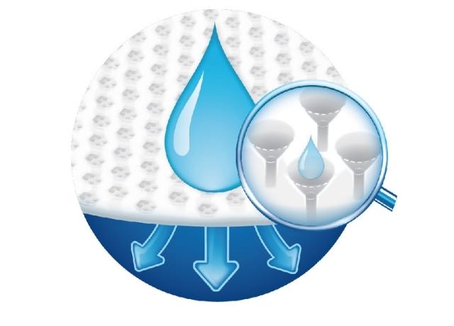 Tã dán Huggies Dry size L 42 miếng (9 - 14 kg) - Thấm hút