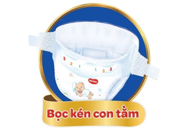 Tã dán Huggies Dry size XL 38 miếng (12 - 17 kg) - Bọc kén con tằm