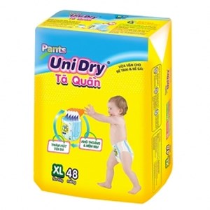 Tã Quần Unidry Jumbo Extra Soft Xl48 (12 - 17Kg) Bhx