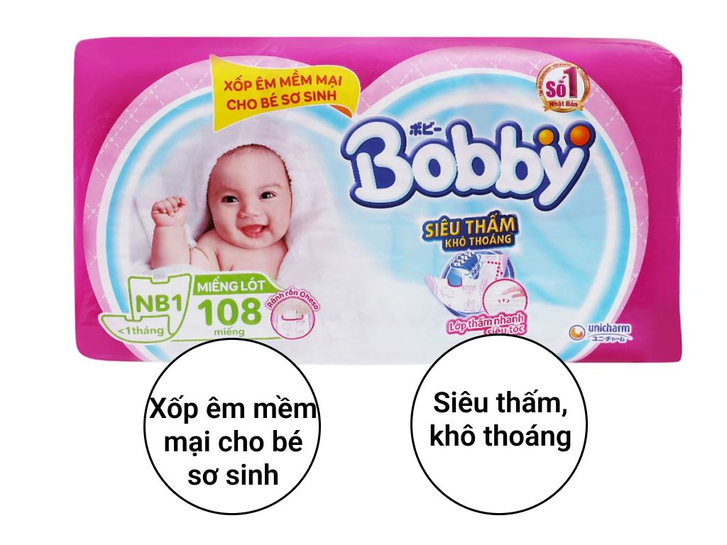 mieng lot so sinh bobby newborn 108 mieng cho be duoi 1 thang 202202101506477617