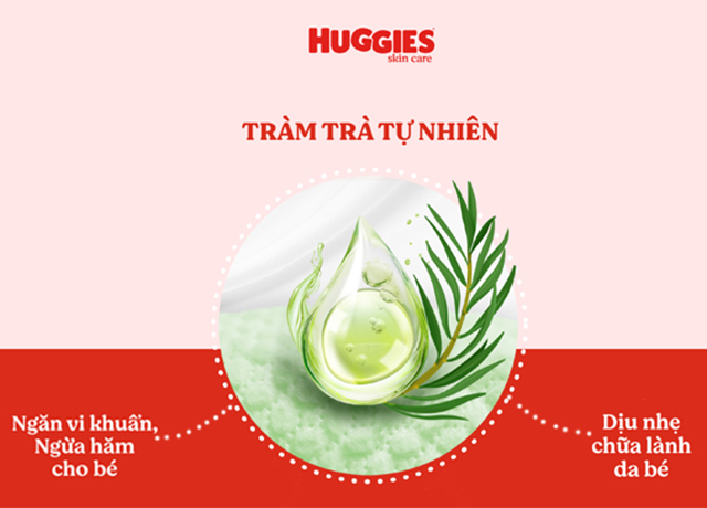 Tã dán Huggies Skincare size L 68 miếng (9 - 14 kg) - Thiết kế