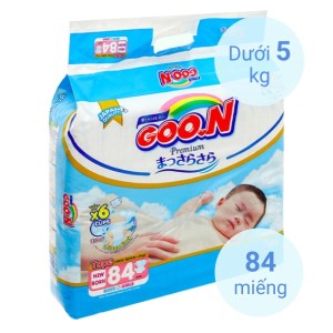 Gói tã dán Goo.n Premium Newborn 84 miếng (cho bé dưới 5kg)