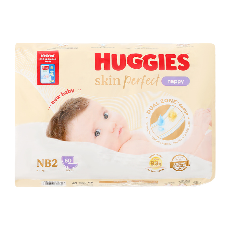Miếng lót Huggies Dry size NB1 100 miếng (Dưới 5 kg) 5