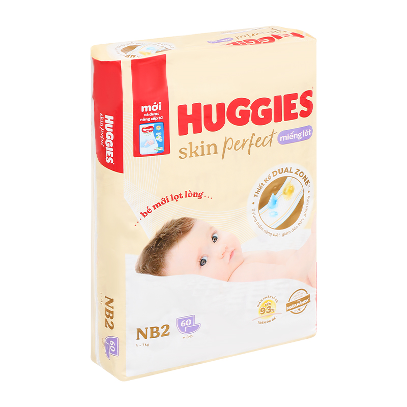 Miếng lót Huggies Dry size NB1 100 miếng (Dưới 5 kg) 6