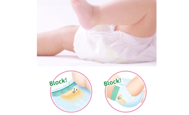 Tã dán Merries size M 64 miếng (6 - 11 kg) - Thiết kế Tã dán Merries size M 64 miếng (6 - 11 kg) - Thiết kế