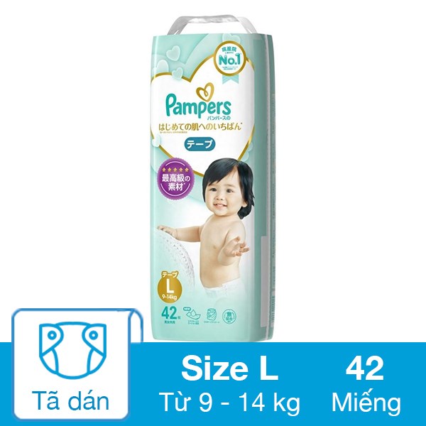 Tã dán Pampers cao cấp size NB 70 miếng (Dưới 5 kg) 5