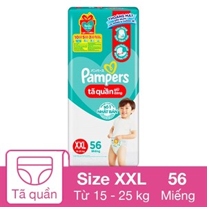 Tã quần Pampers Super Jumbo size XXL