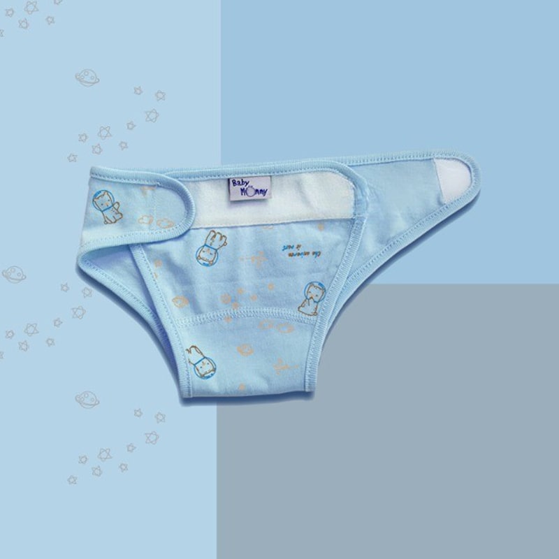 Set 3 tã vải màu in họa tiết BabyMommy size S (4 - 8 kg) 18