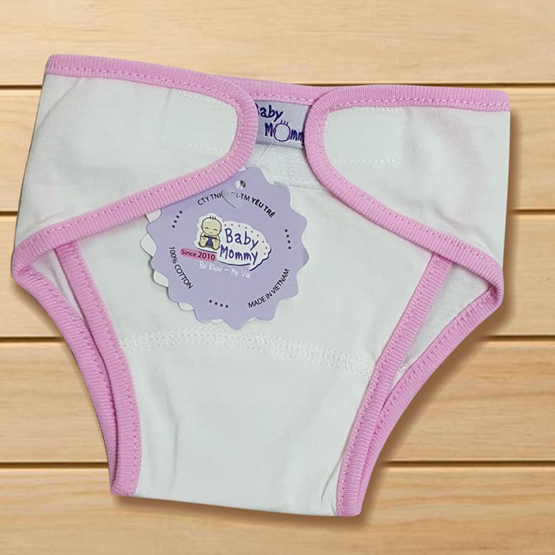 Set 3 tã vải trắng BabyMommy size S (4 - 8 kg) 2
