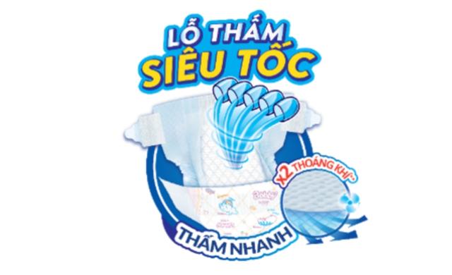 Tã dán Bobby size L 68 miếng (9 - 14 kg) - Thấm hút