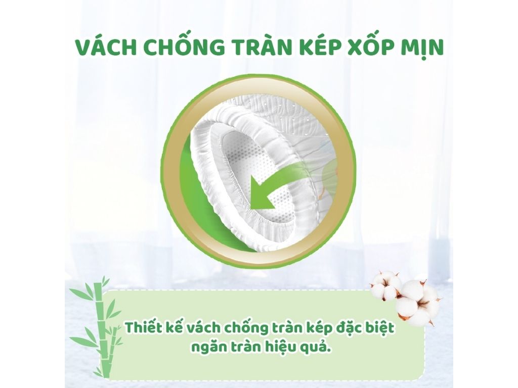 Tã quần Molfix thiên nhiên size L 54 miếng (cho bé 9 - 13kg) 1