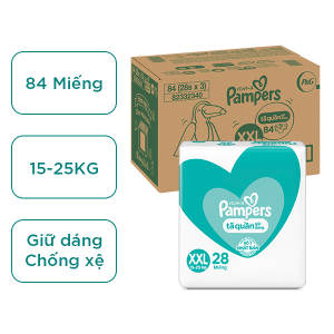 Tã quần Pampers giữ dáng size XXL 84 miếng