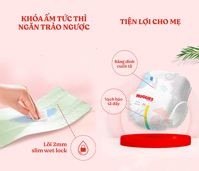Tã quần Huggies Skincare size XL 38 miếng (12 - 17 kg) - Khả năng thấm hút