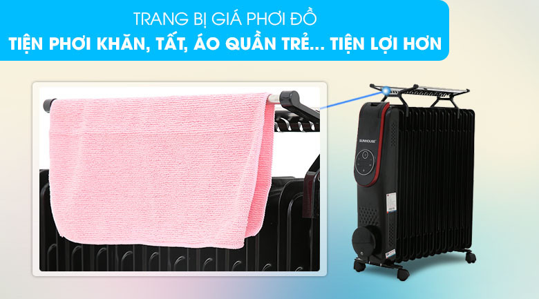 Máy sưởi dầu Sunhouse SHD7085 2500 W