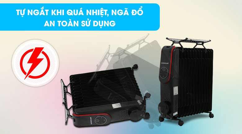 Máy sưởi dầu Sunhouse SHD7085 2500 W