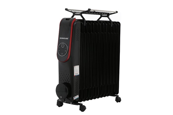 Máy sưởi dầu Sunhouse SHD7085 2500 W Màu Đen - Đỏ