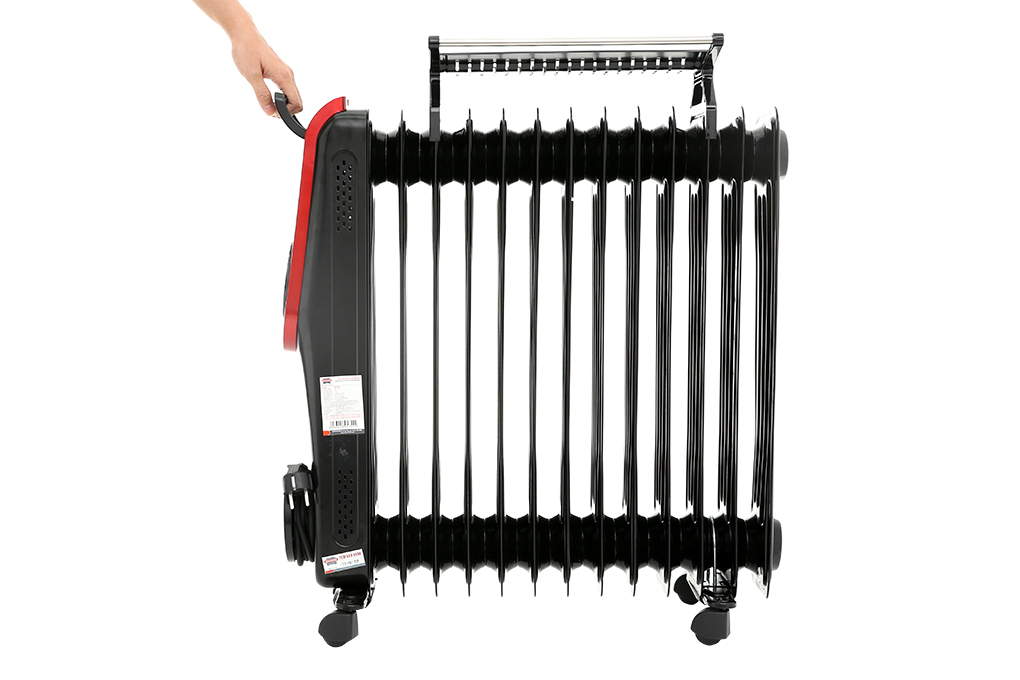 Máy sưởi dầu Sunhouse SHD7085 2500 W Màu Đen - Đỏ