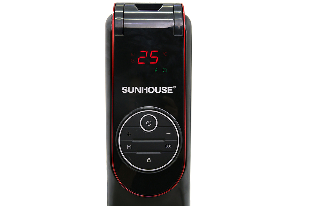 Máy sưởi dầu Sunhouse SHD7085 2500 W Màu Đen - Đỏ