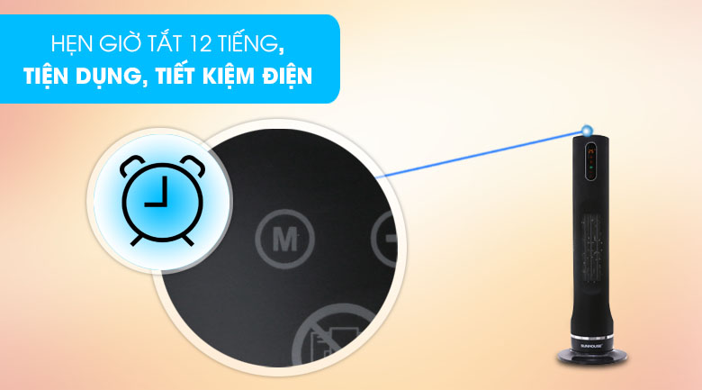 Quạt sưởi gốm Sunhouse SHD7073-KG 2500 W