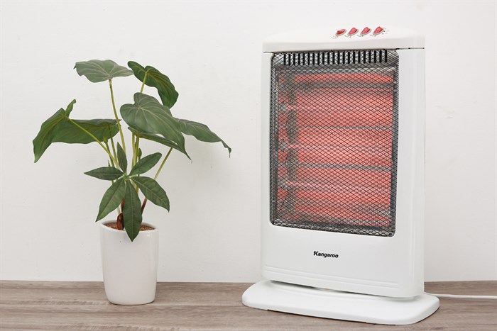 Quạt sưởi halogen Kangaroo KG1012C-KG 1200 W Màu Hồng