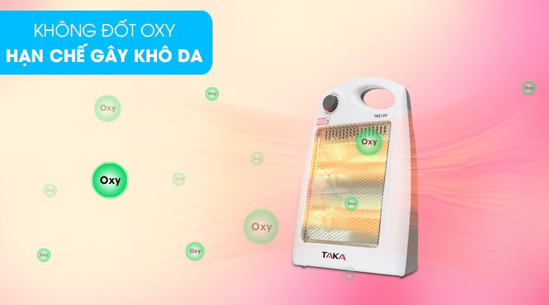 Quạt sưởi halogen Taka TKE12H 800 W