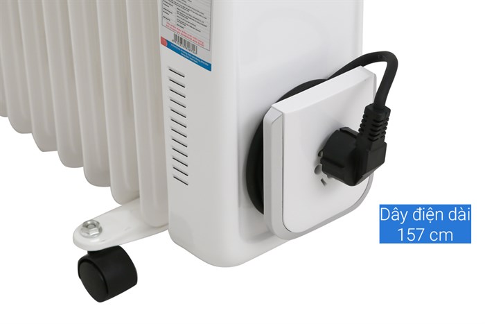 Máy sưởi dầu Sunhouse SHD7084 Màu Trắng