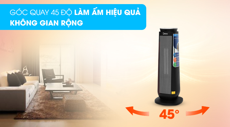 Quạt sưởi nhiệt Midea MH-P20-AR
