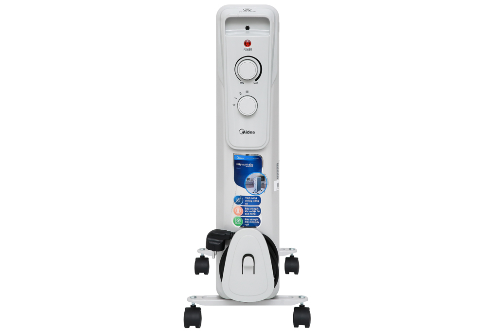 Quạt sưởi dầu Midea MH-O23-11A Màu Xám