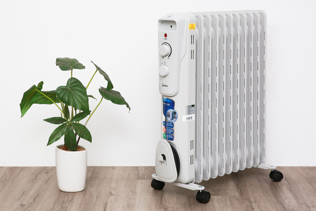 Quạt sưởi dầu Midea MH-O23-11A Màu Xám