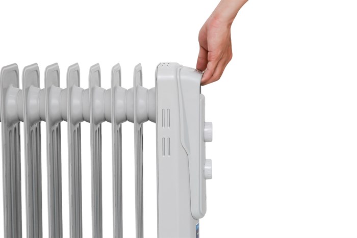 Quạt sưởi dầu Midea MH-O23-11A Màu Xám