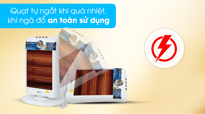 Quạt sưởi nhiệt Midea MH-F12-A