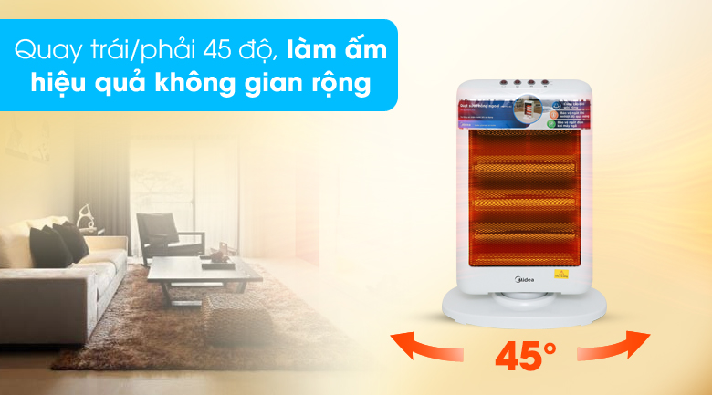 Quạt sưởi nhiệt Midea MH-F12-A