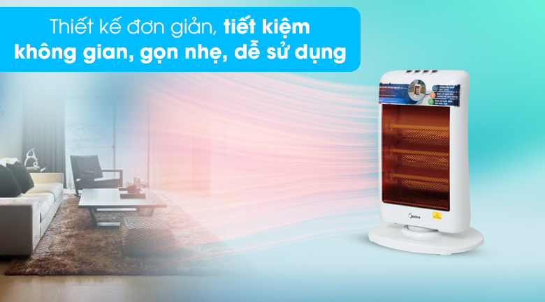 Quạt sưởi nhiệt Midea MH-F12-A - KG - dienmayxanh.com