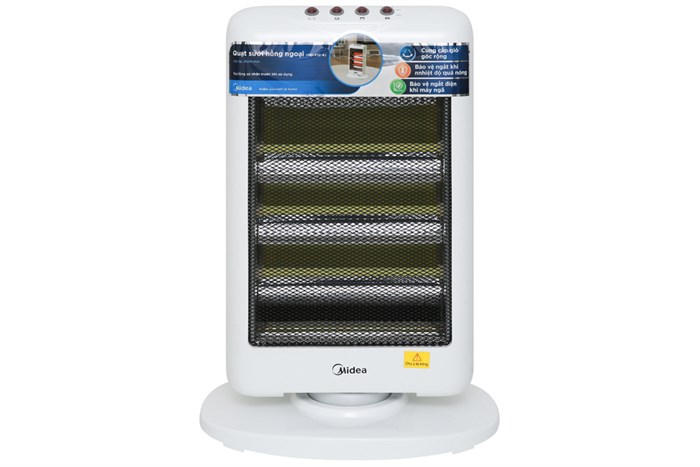 Quạt sưởi nhiệt Midea MH-F12-A Màu Trắng