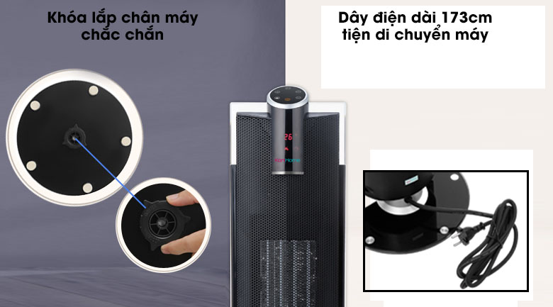 Máy sưởi gốm Korihome EHK-356