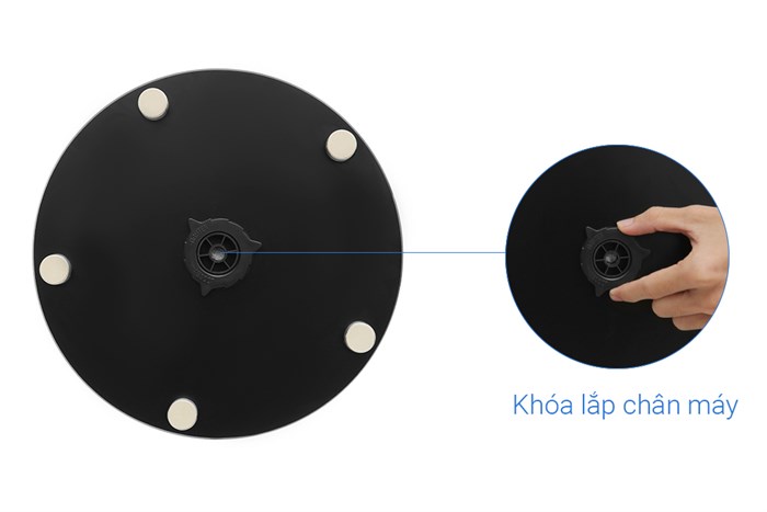 Máy sưởi gốm Korihome EHK-356 Màu Đen