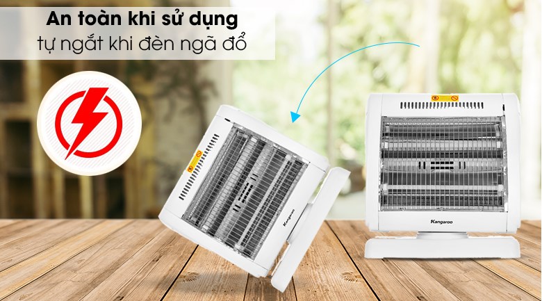 Quạt sưởi halogen Kangaroo KG1018C