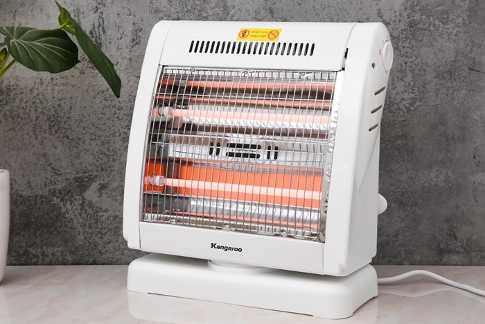 Quạt sưởi halogen Kangaroo KG1018C Màu Trắng