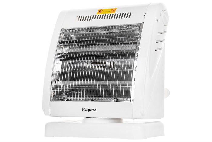 Quạt sưởi halogen Kangaroo KG1018C Màu Trắng