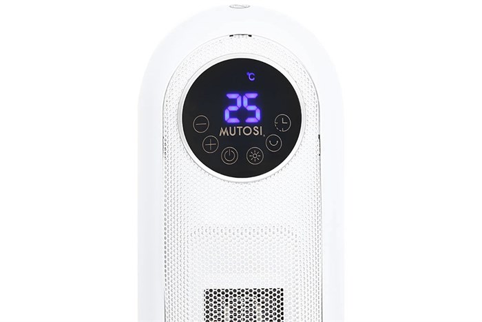 Quạt sưởi gốm ceramic Mutosi MCH-2200 Màu Trắng