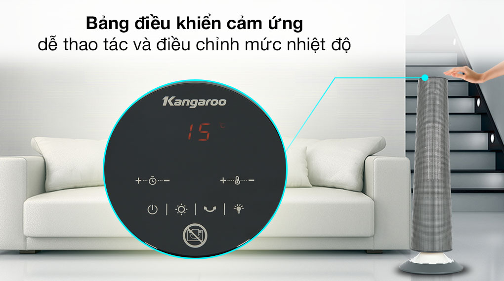 Quạt sưởi gốm Kangaroo KGFH09